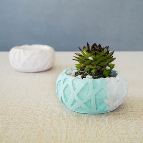 Concrete Ribbon Planter Concrete Ribbon Planter