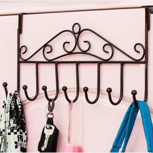 Door Hanger - 7 Hooks - Assorted - Single Piece Door Hanger - 7 Hooks - Assorted - Single Piece