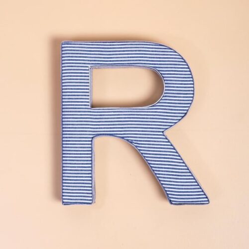 Fabric Letter - Blue
