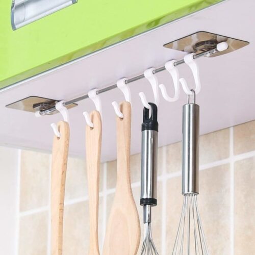Hook - Self Adhesive - 6 Hooks Hook - Self Adhesive - 6 Hooks