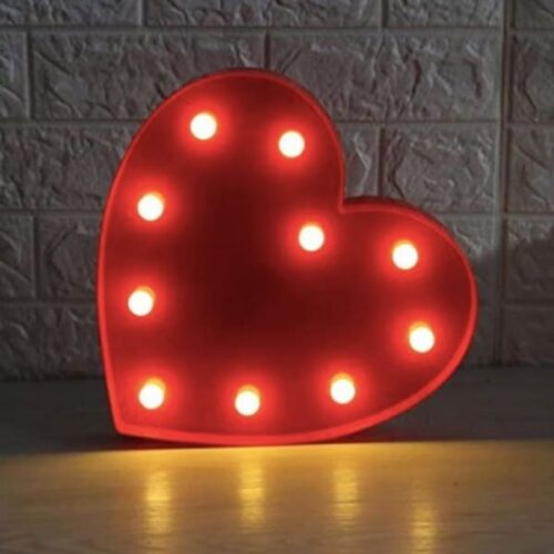 Marquee Light - Heart - Small - Single Piece Marquee Light - Heart - Small - Single Piece