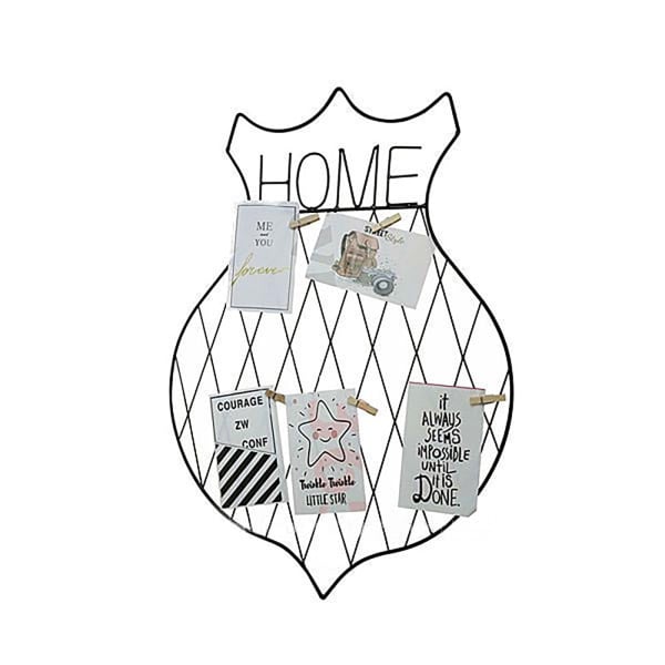 Photo Grid With Clips - Home - Black - Single Piece Photo Grid With Clips - Home - Black - Single Piece