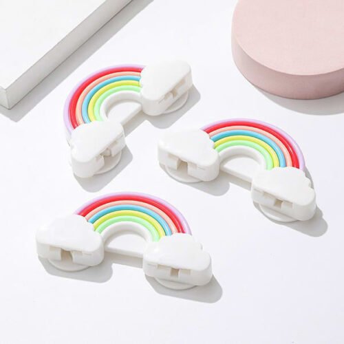 Rainbow-Shaped Safety Lock - Assorted - Set Of 2 Rainbow-Shaped Safety Lock - Assorted - Set Of 2