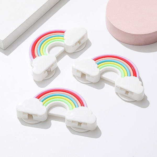 Rainbow-Shaped Safety Lock - Assorted - Set Of 2