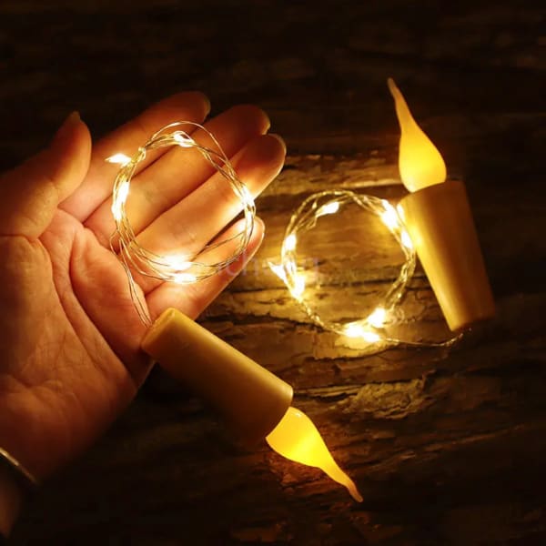 String Lights - Bottle Cork - Candle - Single Piece String Lights - Bottle Cork - Candle - Single Piece