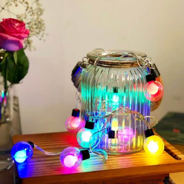 String Lights - Globe - 20 Bulbs - 2.5 Mtr String Lights - Globe - 20 Bulbs - 2.5 Mtr