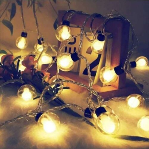 String Lights - Globe - 20 Bulbs - 2.5 Mtr String Lights - Globe - 20 Bulbs - 2.5 Mtr